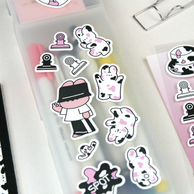 Usage example - DESIGN GOMGOM Reeli Color Line Paper Removable Sticker